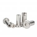Ss304 Stainless Steel Rivet Nut Hex Socket Furniture Connector Cap Nuts 10 M5 X 18mm