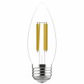 Ge Ultra Bright Led Light Bulbs 100 Watt Equivalent Daylight Clear B12 3 Pack 