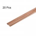 Harfington 20pcs Copper Brazing Rods 19 X1 25 Round Phosphorus Filler Solder Welding Sticks Low Temperature For Air Conditioner