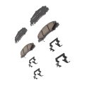 Front Ceramic Disc Brake Pads For Buick Lucerne 2006 2007 2008 2009 2010 2011 Low Dust With Mechanical Wear Sensor Shims And 