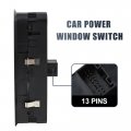 Uxcell Front Driver Car Master Power Window Control Switch For Porsche Cayenne 2011-2014 Panamera 2010-2014 7pp959858rdml