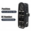 Uxcell Front Driver Car Master Power Window Control Switch For Porsche Cayenne 2011-2014 Panamera 2010-2014 7pp959858rdml