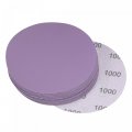 Uxcell 15pcs 4-inch Purple Sanding Discs 1000 Grits Hook And Loop Professional Aluminum Oxide Sand Paper Wet Dry Polish For