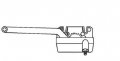 Casement Window Operator Left Hand Sill Mount Single Arm Clay 6 