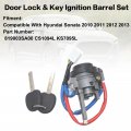 Secosautoparts Ignition Lock Cylinder Replace 819003sa00 Cs1094l Ks7095l Compatible With Hyundai Sonata 2010 2011 2012 2013