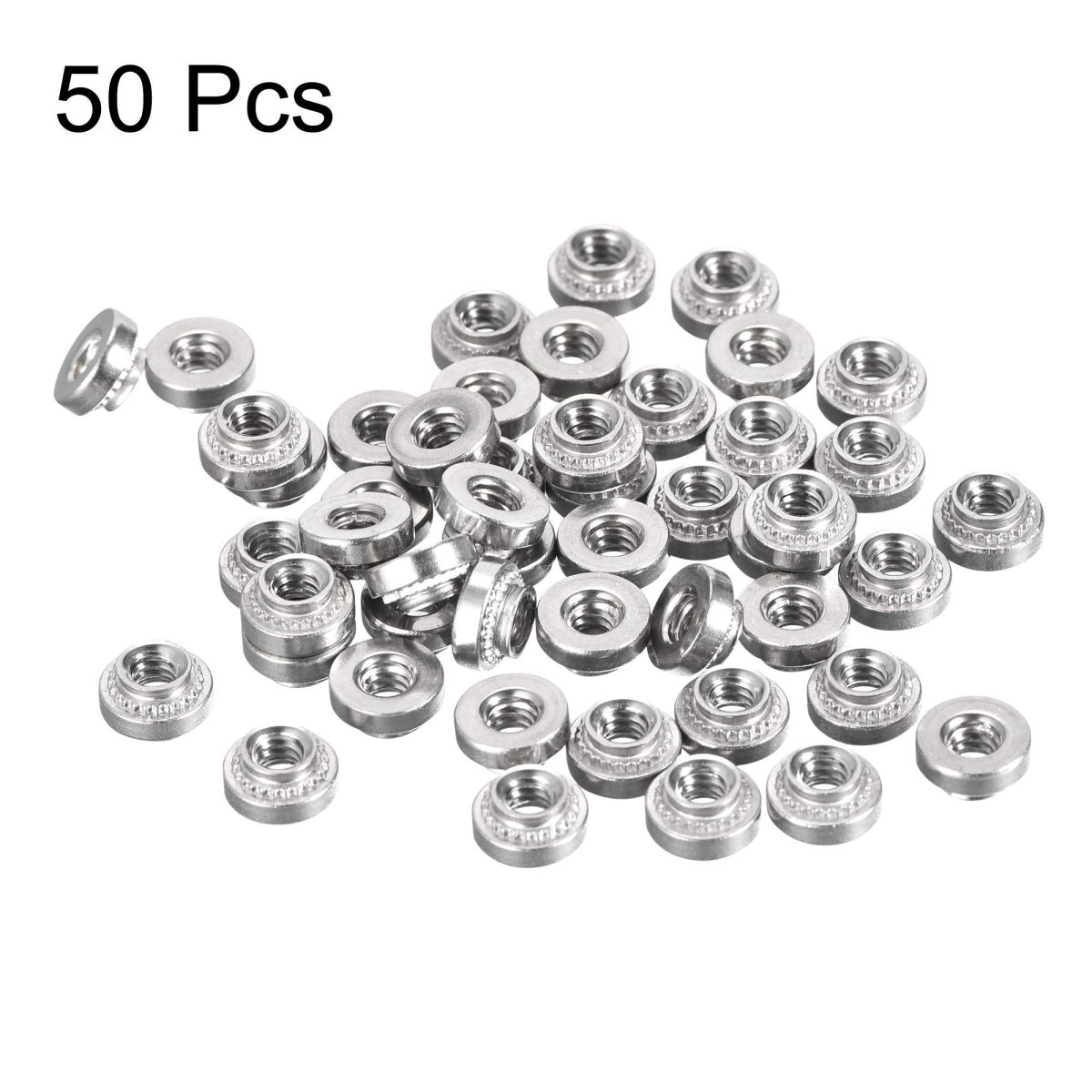Self -clinching Nuts 4-40 X 0 12-inch Stainless Steel Rivet Nut Round Head Metal Sheet Mounting Hardware Fastener 50pcs
