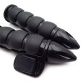 Smt- Black 25mm Bullet Handlebar Grip Rubber Throttle Boss For H-d Dyna Sporster P N Trhb114-h-25