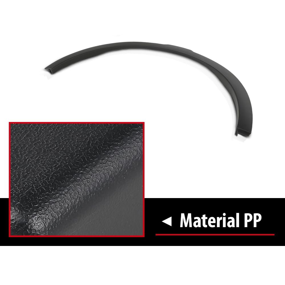 Front Left Side Fender Flares Trim For Land Rover Range Evoque 2012-2017 Lr044280 Lr036053 Black