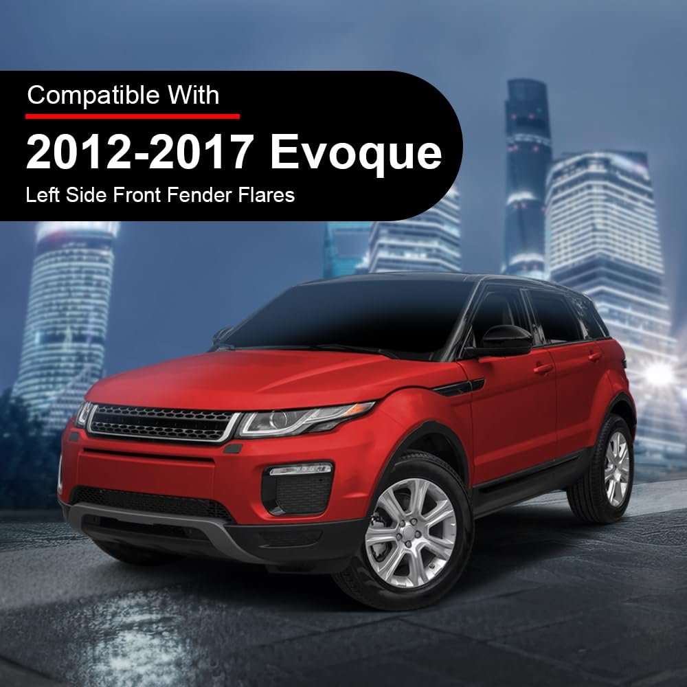 Front Left Side Fender Flares Trim For Land Rover Range Evoque 2012-2017 Lr044280 Lr036053 Black