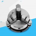 Three Jaw Self Centering Hand Grip Chuck Mini Woodworking For K01-50 With 3 Jaws And Mounting Thread