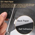 Uxcell Wood Grain Tape 4 72 X16 Ft Wall Paper Border Sticker Self-adhesive Repair Patch With Scraper For Corner Table Door Sofa