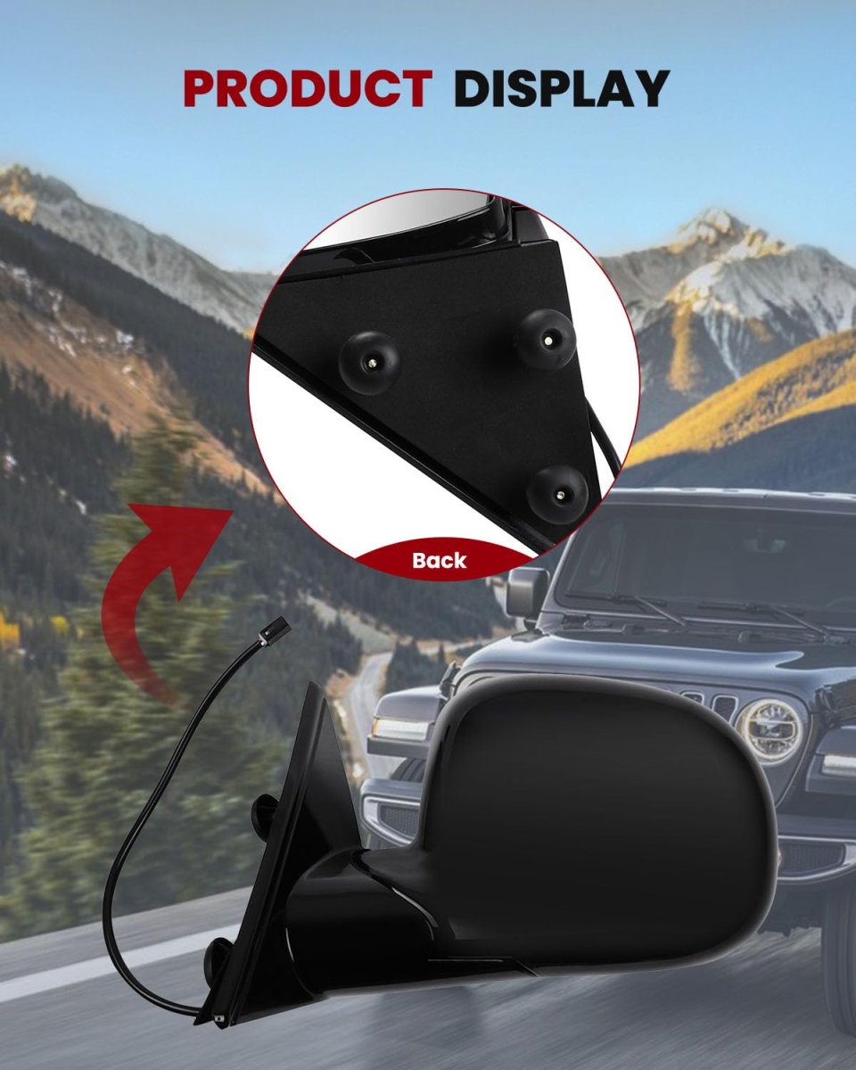 Left And Right Side View Mirror Fit For 95-1997 Chevy Blazer S10
