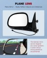 Left And Right Side View Mirror Fit For 95-1997 Chevy Blazer S10