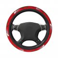 American Moroccan Combined Corrugated Flag Car Steering Wheel Cover Accessories Elastic Stretch Universal Covers Durable