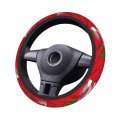 American Moroccan Combined Corrugated Flag Car Steering Wheel Cover Accessories Elastic Stretch Universal Covers Durable