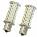 Hqrp 2-pack Ba15s Bayonet Base 66 Leds Smd 3528 Led Bulb Warm White Replecement For 93 1141 1156 Rv Interior Ceiling Porch 