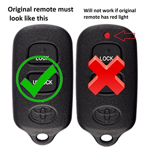 KeylessOption  Just The Case Keyless Entry Remote Head Key Combo Fob Shell 