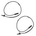 Abs Speed Sensors Rear Driver And Passenger Side Pair For Bmw 320i Xdrive 2013 2014 2015 2016 2017 2018 Fits 34526884421 Female 