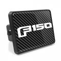Ipick Image Compatible With Ford F-150 2015-2021 Uv Graphic Carbon Fiber Look Metal Face-plate On Abs Plastic 2 Tow Hitch Cover