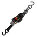 Auto Retractable Ratchet Straps 2 Pack 1 In X 10 Ft Heavy Duty Tie Down For Cargo Truck Trailer Motorcycle And Boat 1209 Lb 