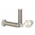 3 8-16 X 1 5 In Hex Head Screw Bolt Fully Threaded 18-8 Stainless Steel Plain Finish 8 Piece Set 