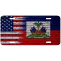 Aluminum License Plate Flag Of Haiti Haitian Bricks Usa 