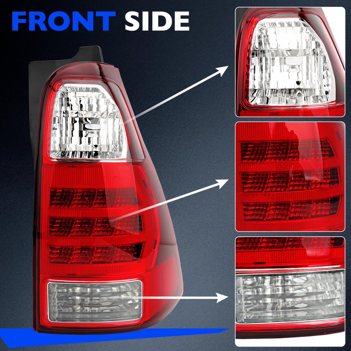 Right Tail Light Assembly For Toyota 4runner 2006 2009 Passenger Side Rear Led Brake Lamp Replaces 8155135320 To2801172