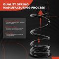 A-premium Front And Rear Coil Spring Compatible With Mazda 5 2006-2010 2012-2015 Driver Passenger Side 4-pc Set