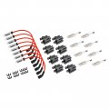 Topteng 8 Pack Square Ignition Coil Spark Plug Wire Fit For Cadillac Escalade 2002-2006 Gmc Savana 1500 2500 3500 2003-2005