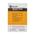 Niche Front Left Brake Rotor Pad Semi Metallic Kit For Honda Shadow Vlx 600 06455-mje-d02 45105-ml7-405 45251-mb1-700