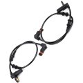 2pcs Abs Wheel Speed Sensor Left Front Right Fit For 2002 Mercedes-benz Cl200 Als406 