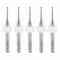 Uxcell Pcb Drill Bits 0 9mm Tungsten Carbide Rotary Tool Jewelry Cnc Engraving Print Circuit Board Micro 1 8 Inch Shank 5 Pcs
