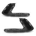 Pair Front Bumper Fog Lamp Cap Cover For Hyundai Elantra Sedan 2017-2018 86563f2000 86564f2000 Black 