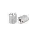 M3 X 0 5-pitch 8mm Length Coupling Nuts 10pcs 304 Stainless Steel Metric Hex Rod 
