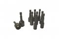 Quick Change Magnetic Nut Setter Bits Sae And Metric 10 Piece Set 