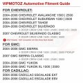 Vipmotoz Rear Side Door Panel Courtesy Lights Cover Lens Compatible With 2004-2006 Chevy Silverado Sierra Crew Cab Avalanche