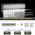 Vipmotoz Rear Side Door Panel Courtesy Lights Cover Lens Compatible With 2004-2006 Chevy Silverado Sierra Crew Cab Avalanche