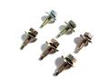 1979-1985 Ford Mustang Cadmium Plated Fender Bolts Washers Replacement Hardware Set Of 6 