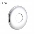 Uxcell Round Escutcheon Plate 70x7 5mm Stainless Steel Polishing For 21mm Diameter Pipe 2pcs