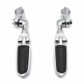 Xkh Group Motorcycle Chrome Short Angled Adjustable Highway Mounting Kit Lightning Footrest For V-star Roadstar Suzuki