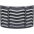 Cumart Rear Window Louvers Windshield Sun Shade Cover Lambo Style Matte Black For Chevrolet Chevy Camaro 2016 2017 2018 2019