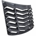 Cumart Rear Window Louvers Windshield Sun Shade Cover Lambo Style Matte Black For Chevrolet Chevy Camaro 2016 2017 2018 2019