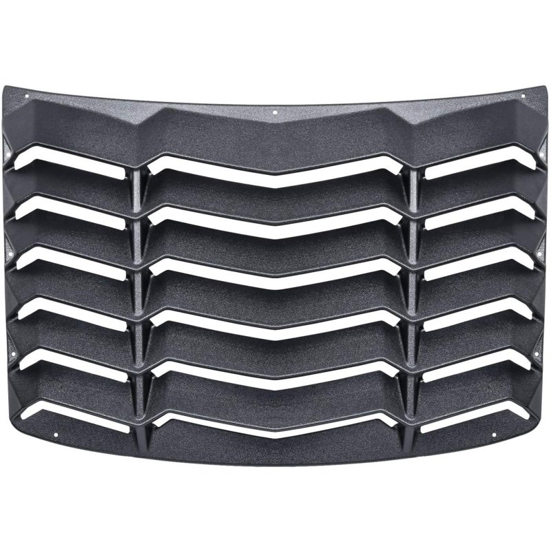 Cumart Rear Window Louvers Windshield Sun Shade Cover Lambo Style Matte Black For Chevrolet Chevy Camaro 2016 2017 2018 2019