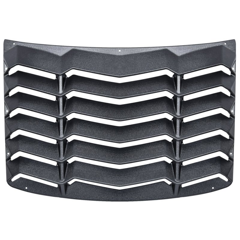 Cumart Rear Window Louvers Windshield Sun Shade Cover Lambo Style Matte Black For Chevrolet Chevy Camaro 2016 2017 2018 2019