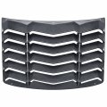 Cumart Rear Window Louvers Windshield Sun Shade Cover Lambo Style Matte Black For Chevrolet Chevy Camaro 2016 2017 2018 2019