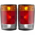 Epic Lighting Rear Brake Tail Lights Lens And Housing Assembly Replacement For Ford 1992-1994 Econoline Fo2800115 Fo2801115 