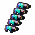 Ljdj Motorcycle Goggles Glasses Set Of 5 Dirt Bike Atv Motocross Anti-uv Adjustable Riding Offroad Protective Combat Tactical 