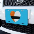 Graphics More Japanese Salmon Sushi And Rice Heart Novelty Metal Vanity Tag License Plate