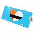 Graphics More Japanese Salmon Sushi And Rice Heart Novelty Metal Vanity Tag License Plate