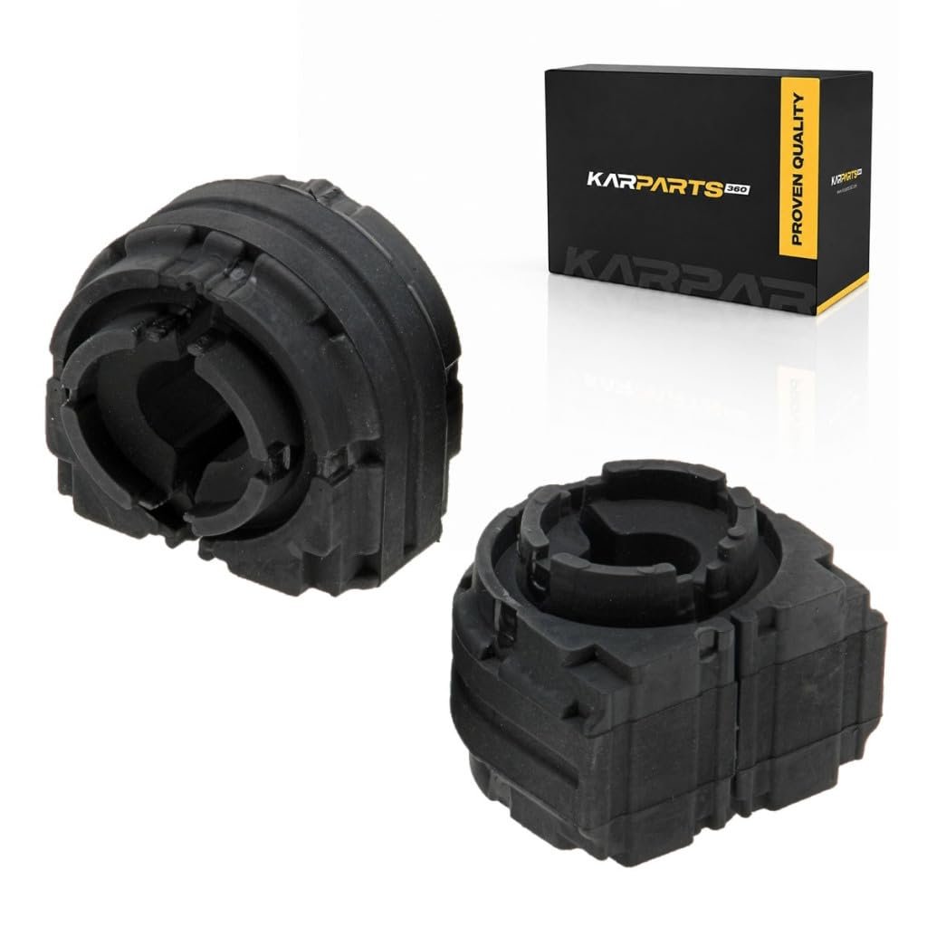 2012-2017 Volkswagen Beetle Stabilizer Bar Bushing Set Rubber Black 2